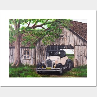 The Model A at the Barn Posters and Art